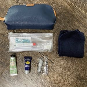 Travel Mini Zip Closure Carrying Case Hygiene Essentials Body Care Road Airline